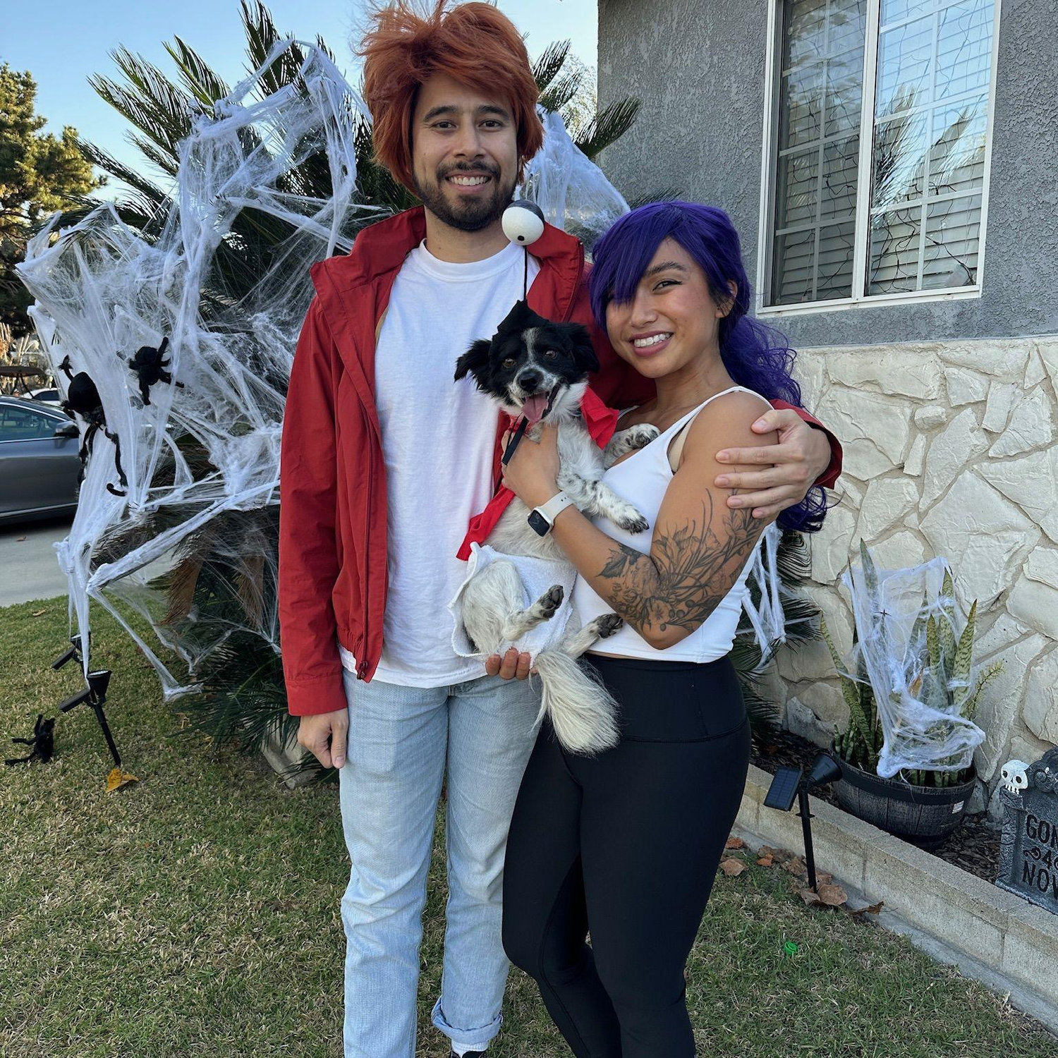 Fry and Lila and Nibbler