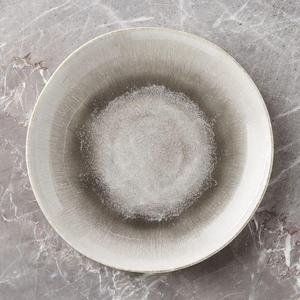 Caspian Grey Reactive Glaze Dinner Plate