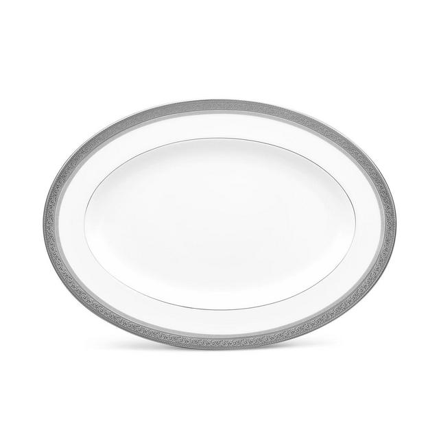 Noritake Summit Platinum Oval Platter, 14"