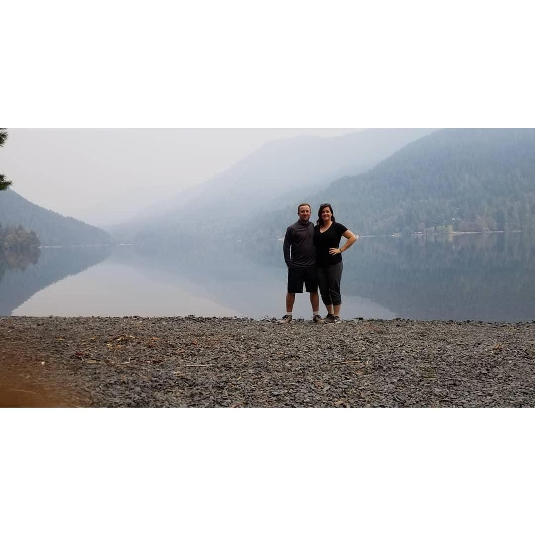 At Lake Crescent, Washington in August 2018