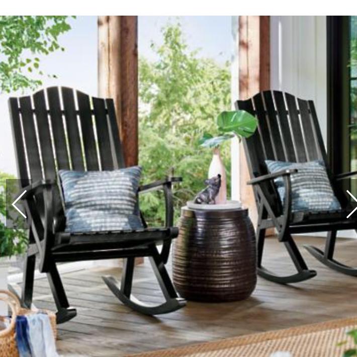 Newcomb Black Rocking Chair