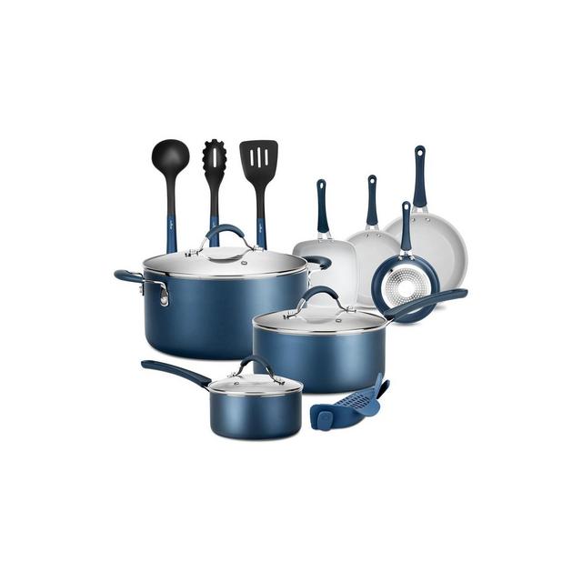 NutriChef Kitchenware Pots & Pans Set – High-qualified Basic Kitchen Cookware Set, Non-Stick