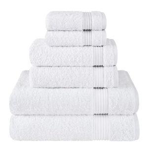 6 Piece Towel Set, Soft Absorbent Quick Dry Bath Towels for Bathroom