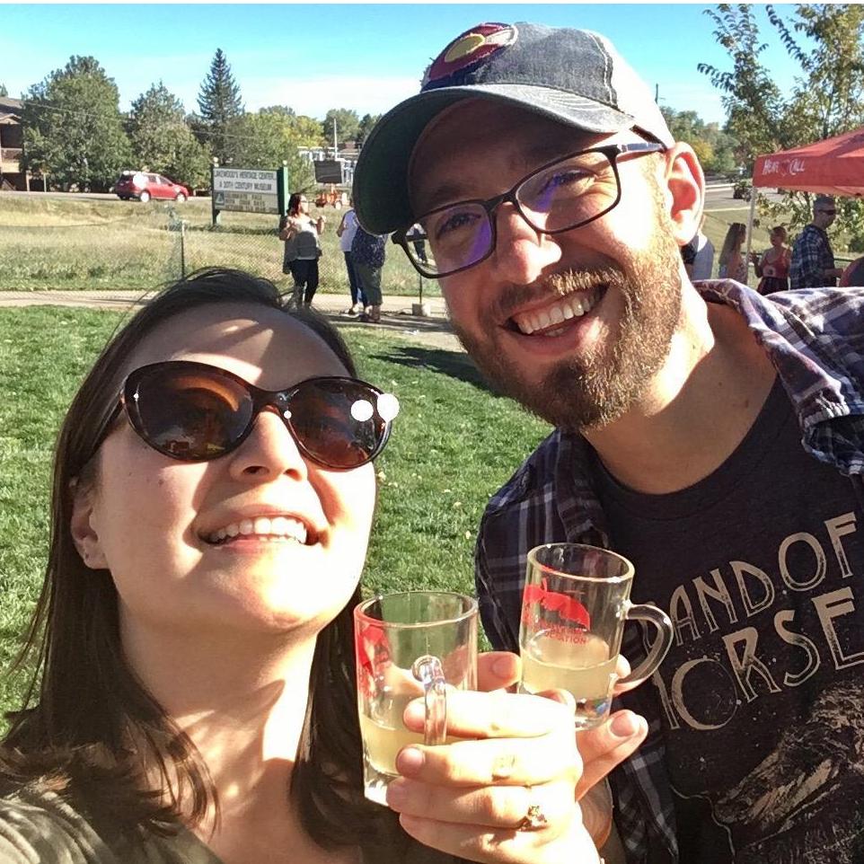 Enjoying Cider Fest in Lakewood, CO