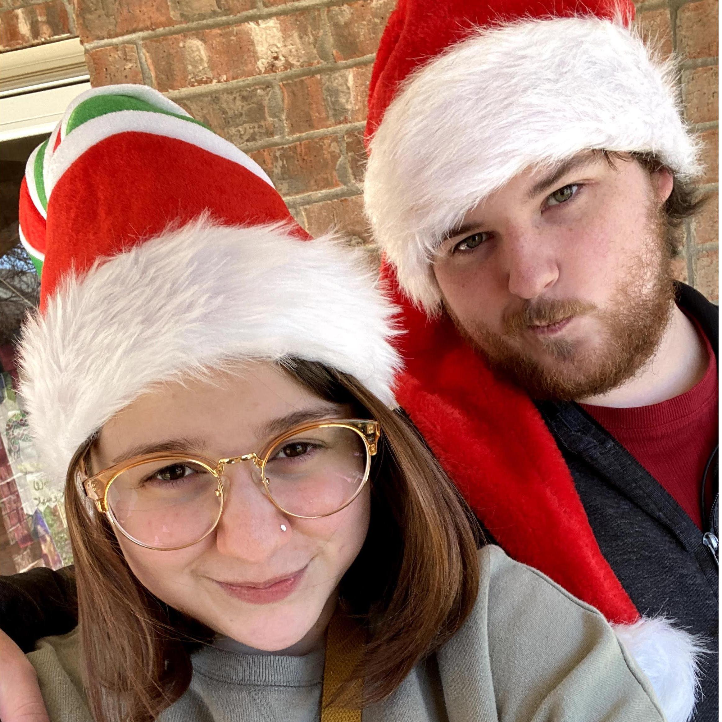 Our first Christmas living together.