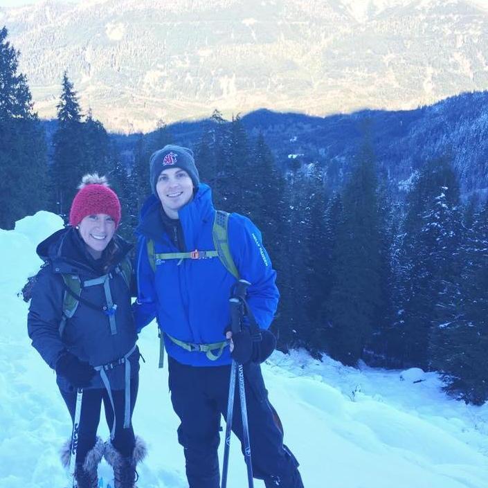 When Krista bought Zach snowshoes and Zach bought Krista new skis, we knew we'd be spending a lot of time as snow bunnies together!