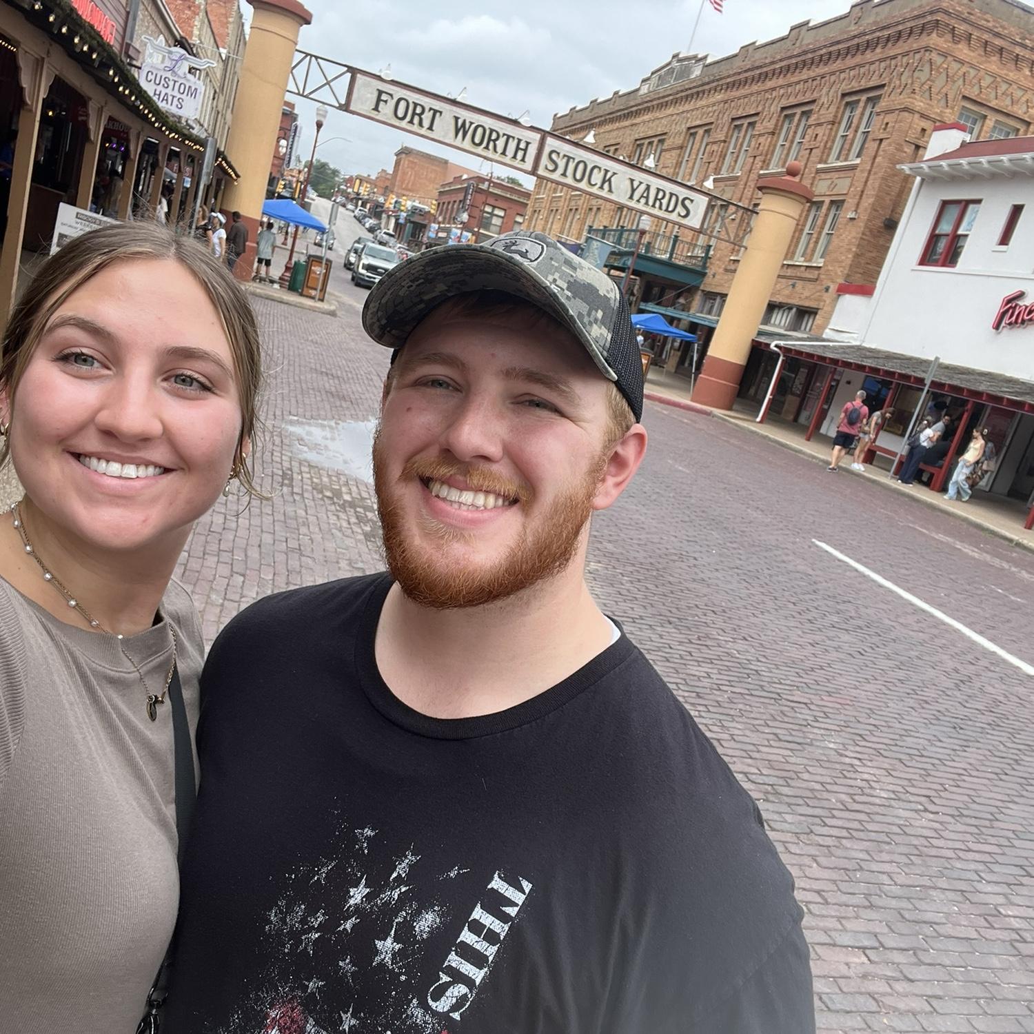 Saw the cattle drive at the Fort Worth Stockyards