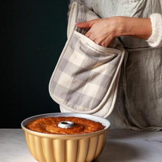 Farmer's Gingham Double Oven Mitt