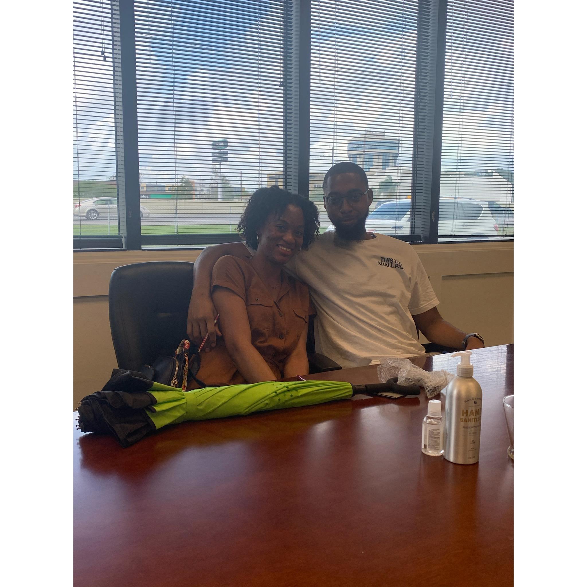 Closing on our first home!