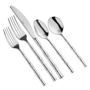 Acopa Heika 18/10 Stainless Steel Extra Heavy Weight Flatware 5 Piece Set