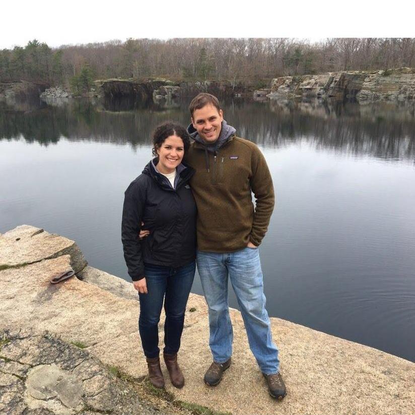 Rockport, MA. Exploring Wendy's sister's neighborhood quarry.