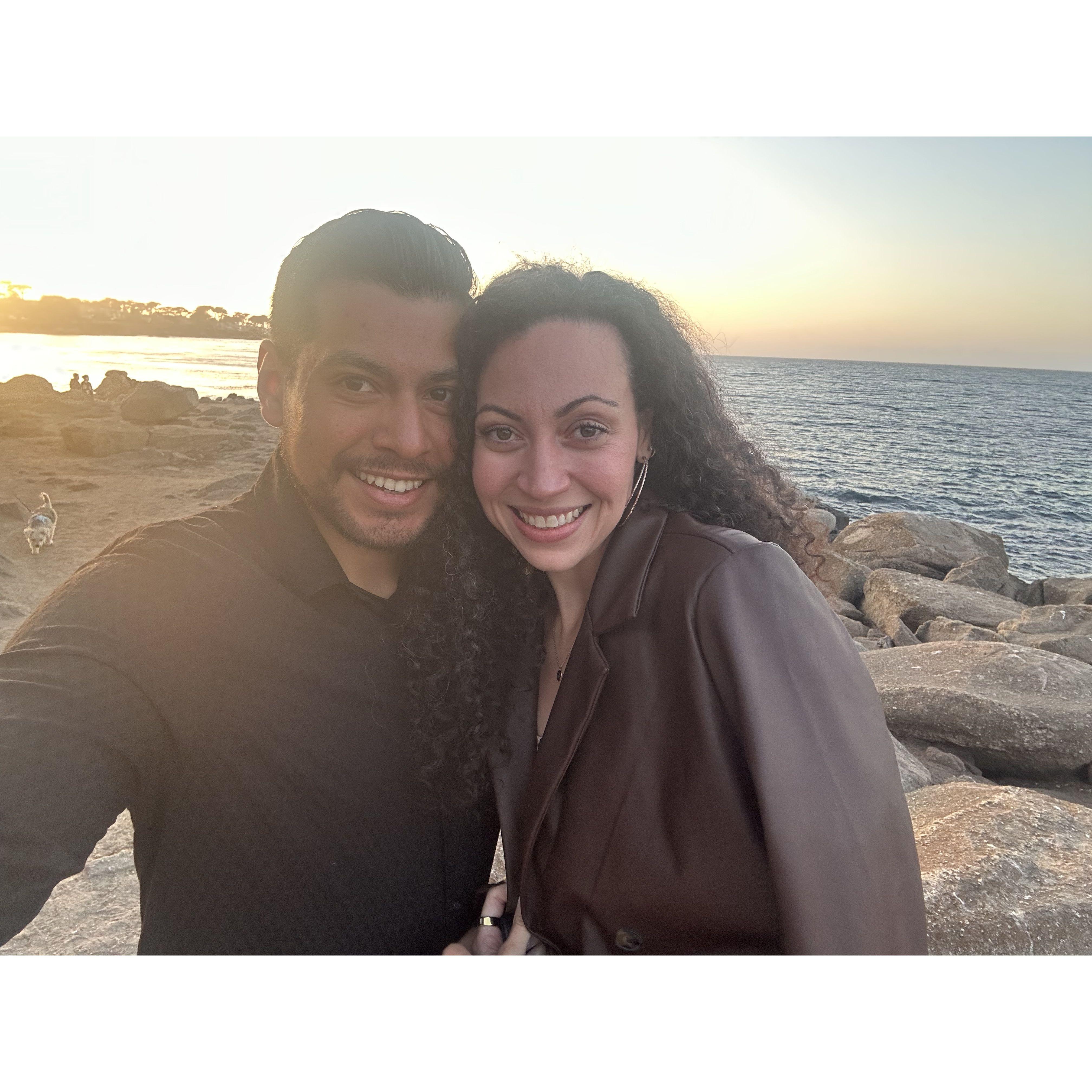 It was a beautiful day at the sea!