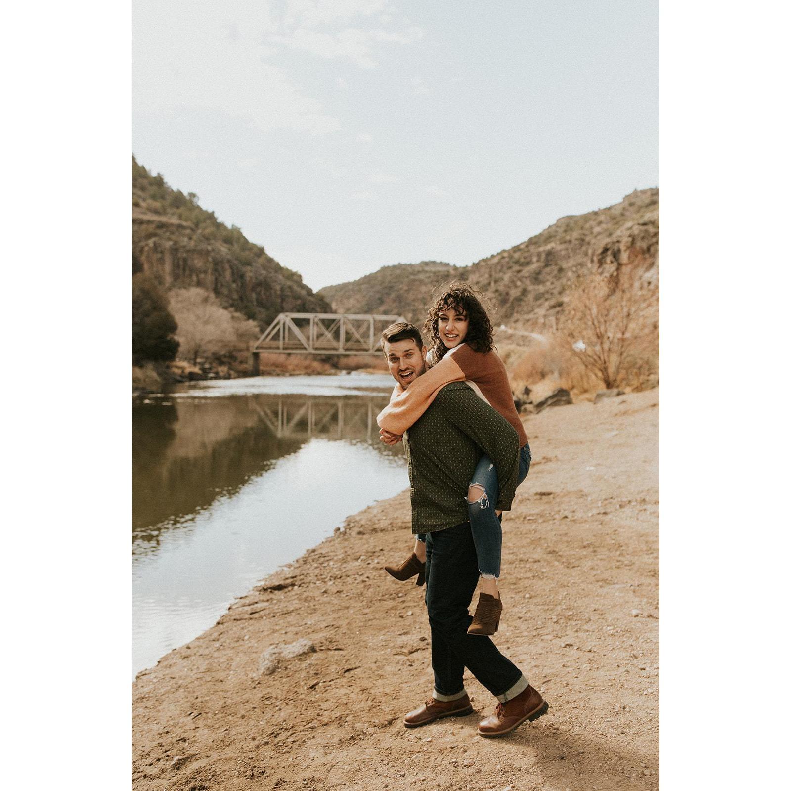 ENGAGEMENT: Down By the River in Taos