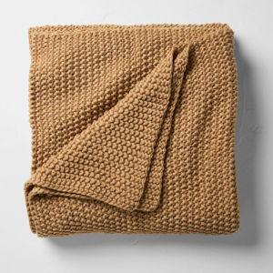 Chunky Knit Bed Blanket - Casaluna