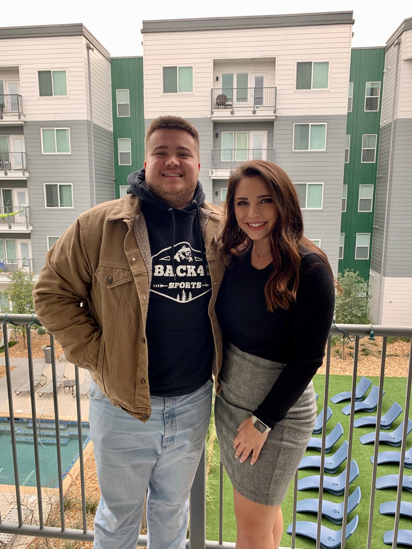 Our first photo together!
December 2019