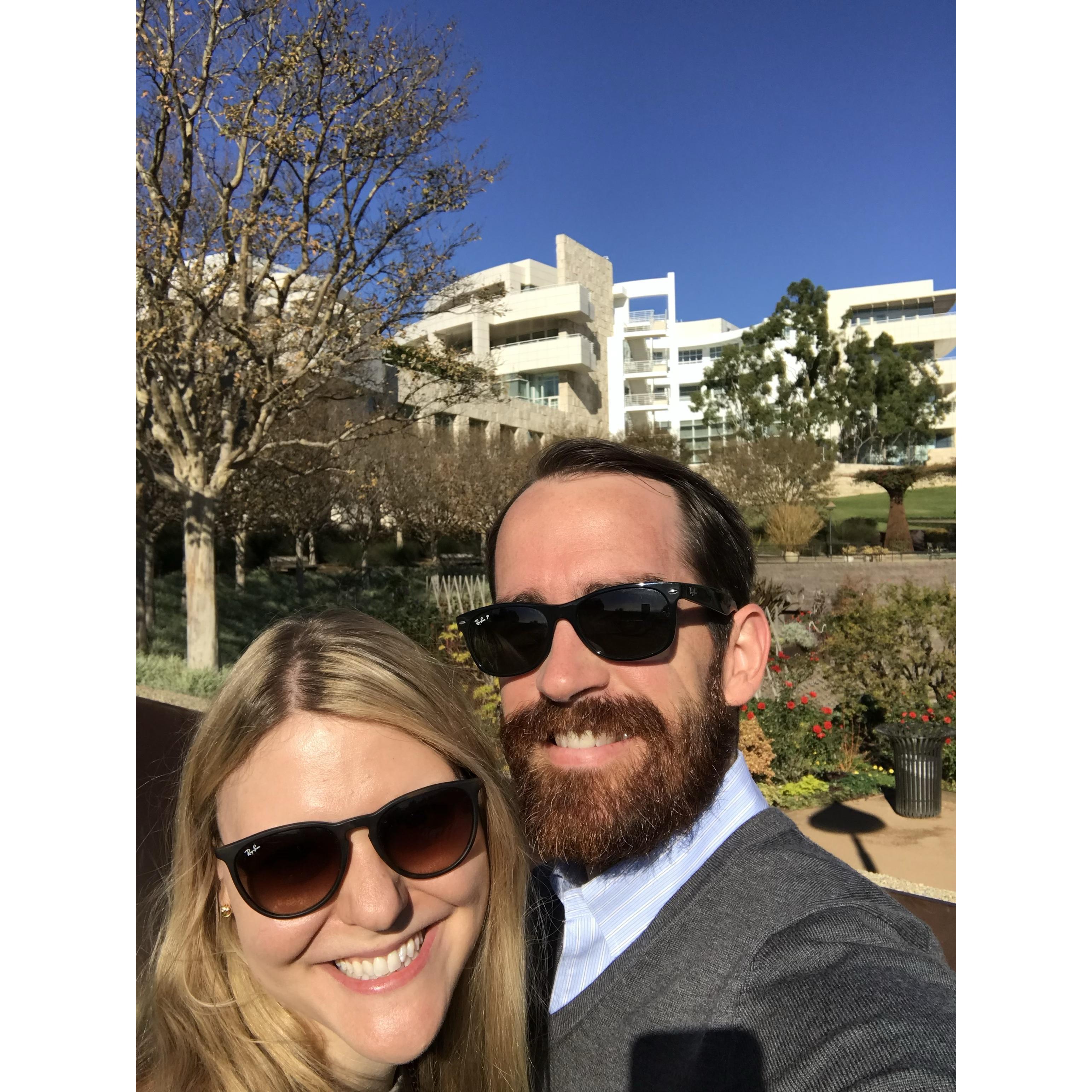 Our visit to the Getty during our road trip from Los Angeles to San Francisco!