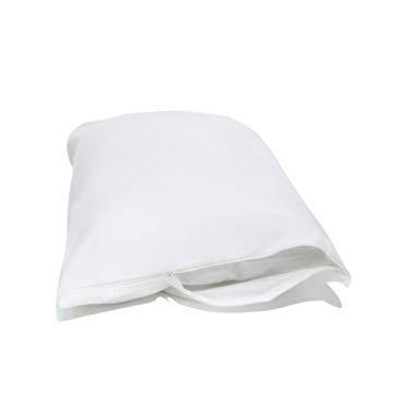 National Allergy (2 Pack) Allergy And Bed Bug Proof Pillow Cover, King, White