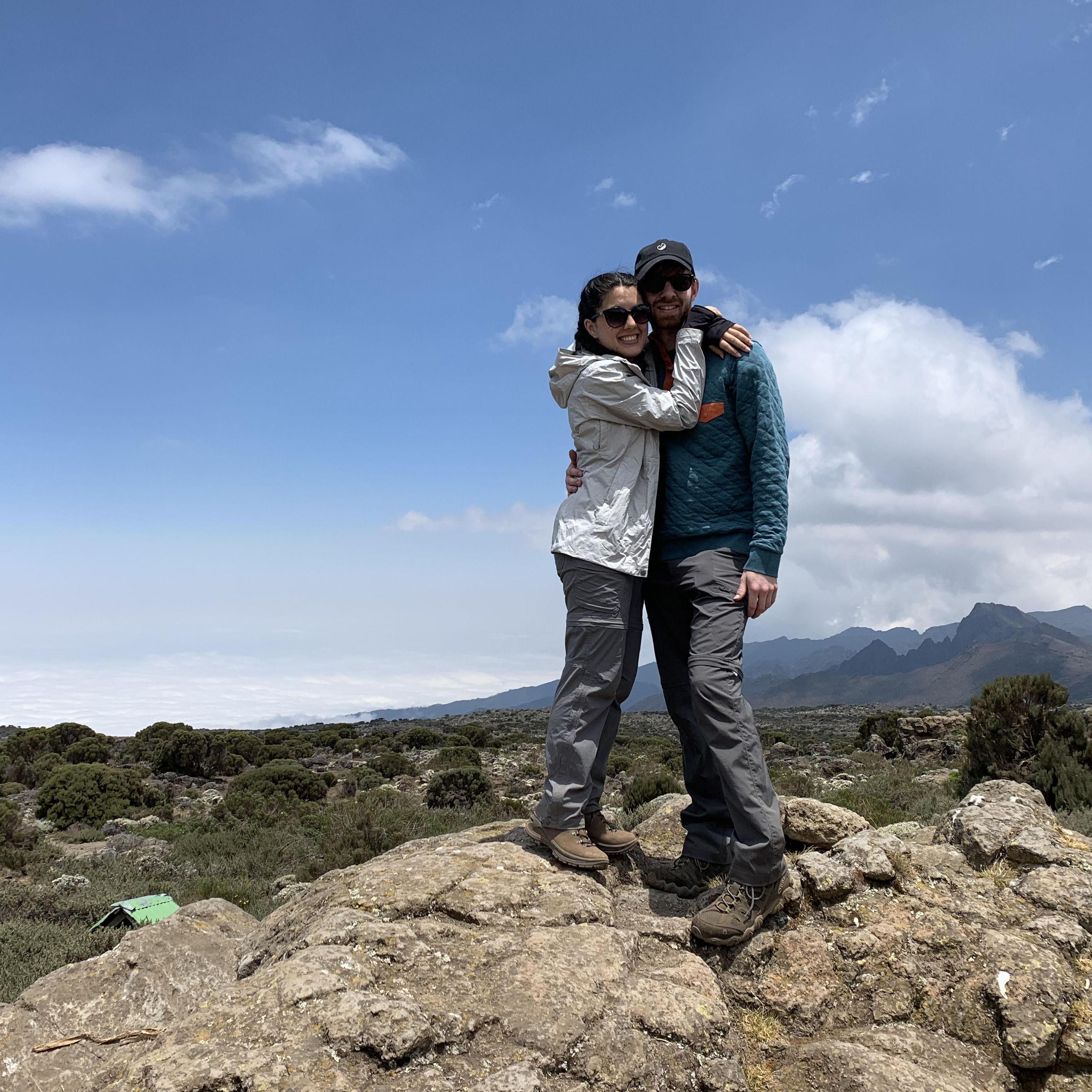 Kilimanjaro, Africa | Another full day spent hiking, Ethan's never been happier.