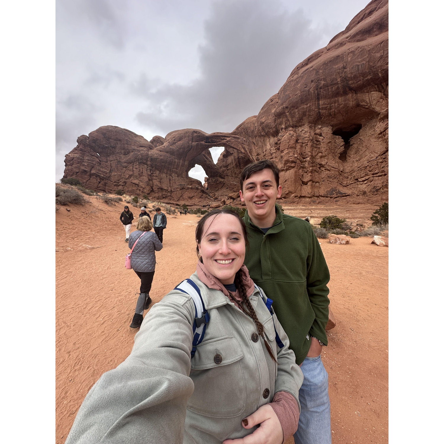 Another day another national park. This time it's Arches on the same engagement trip.