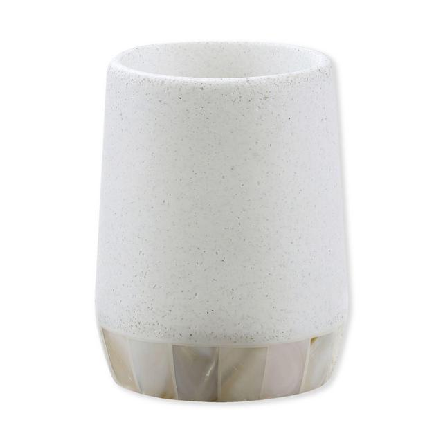 Spa Capiz Tumbler in White