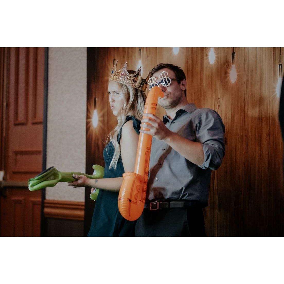 Jamming out at our friend's wedding. Appleton, WI