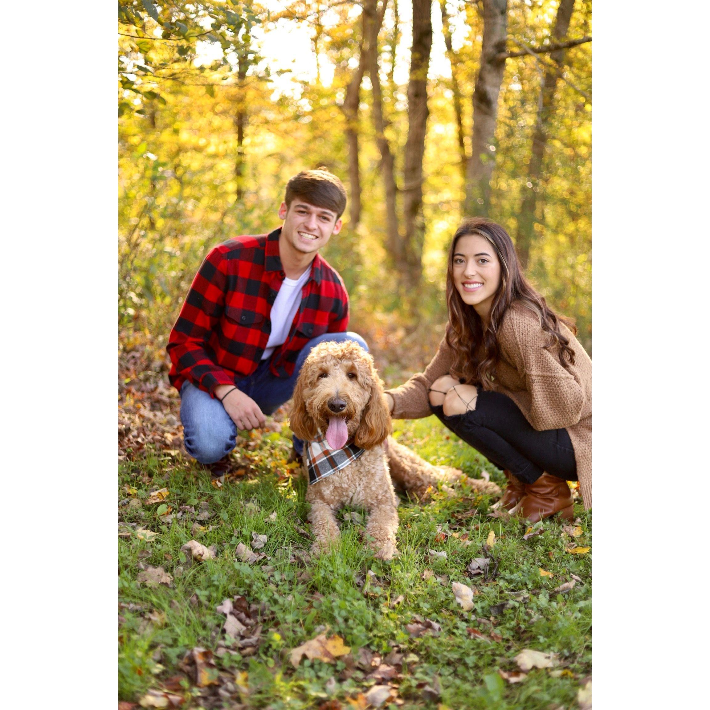 Our first photoshoot together! Of course with our baby boy
