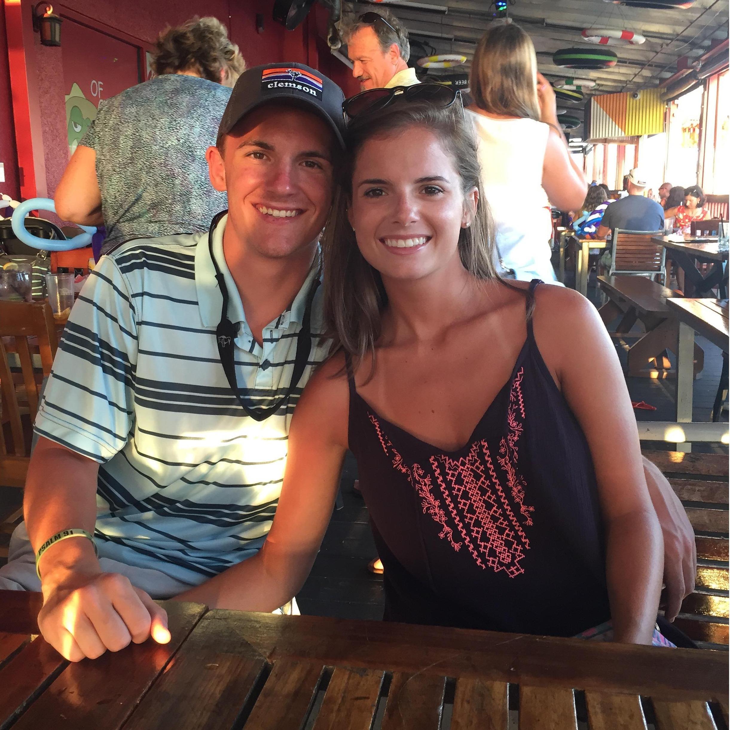 Our first beach trip together in 2016.