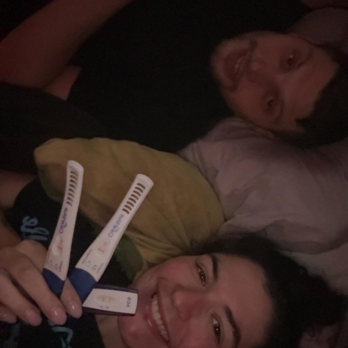Finding out we were expecting our first child together 💙