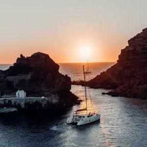 Sunset Boat Tour in Santorini