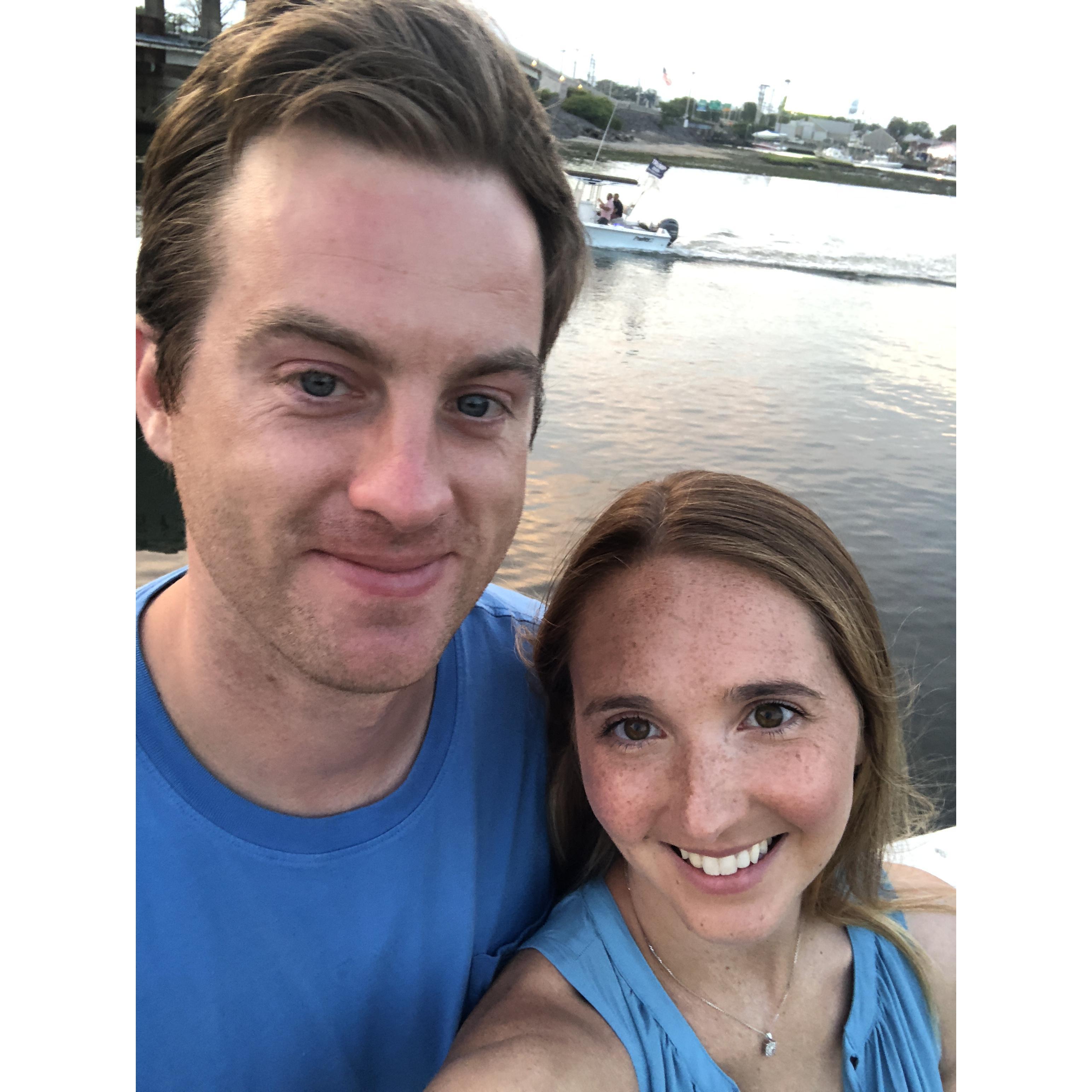 First night out to dinner in 4 months! We were outside, safe, and social distanced! Klein's, Belmar, NJ - July 12, 2020