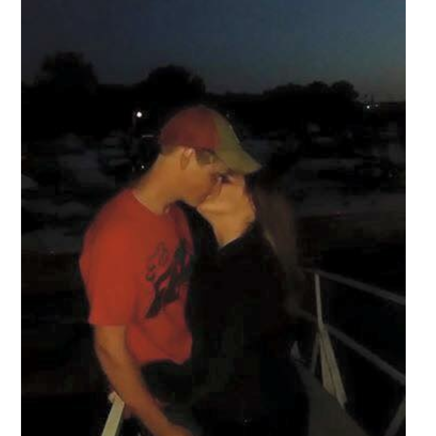 our first kiss