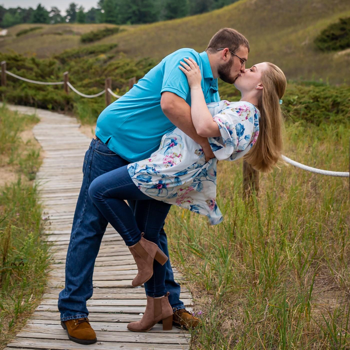 Taylor and Nathan engagement photos. September 9, 2019