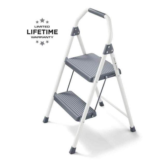 2-Step Compact Steel Step Stool