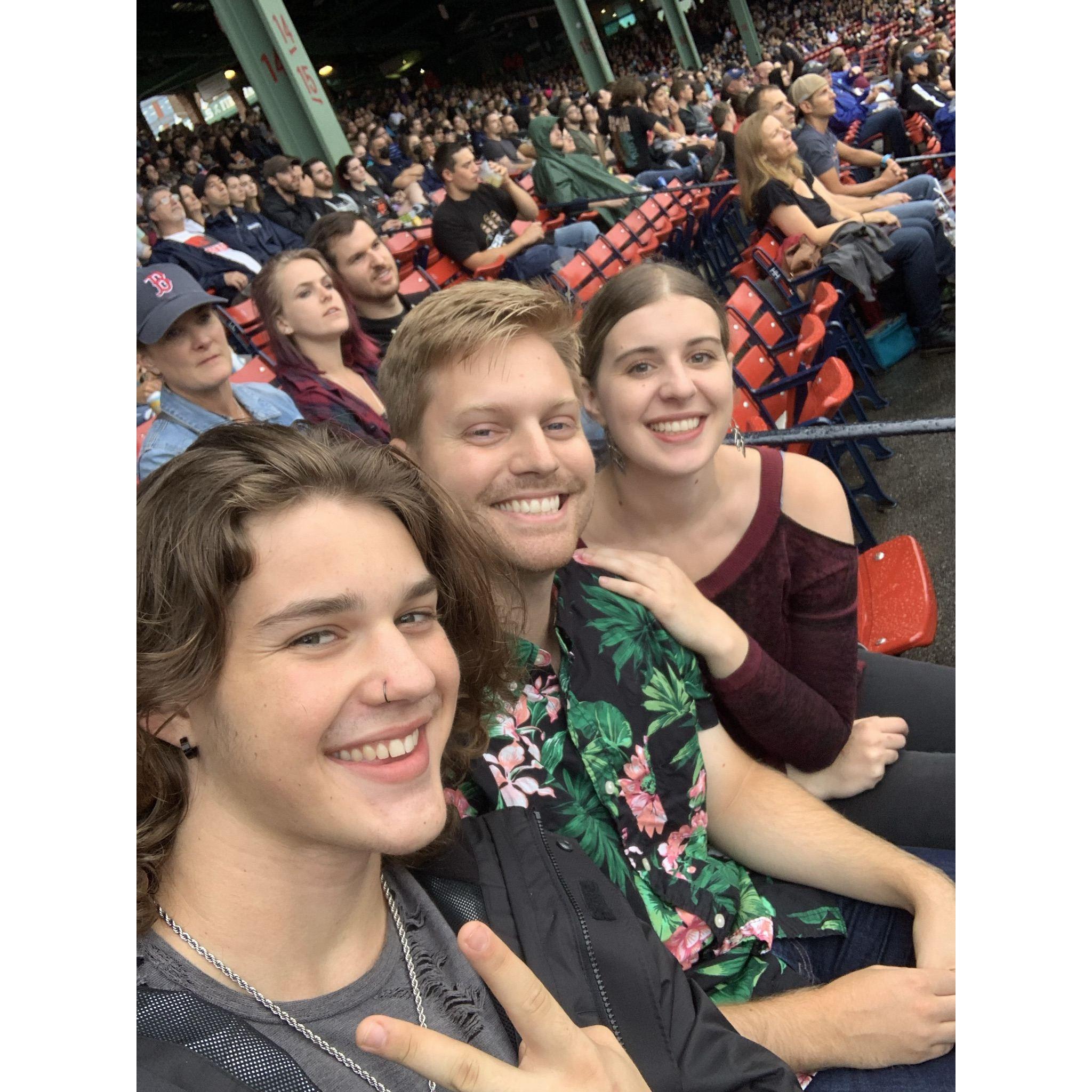 Seeing Green Day and Weezer in Fenway Park with Madi's brother Reed
2021