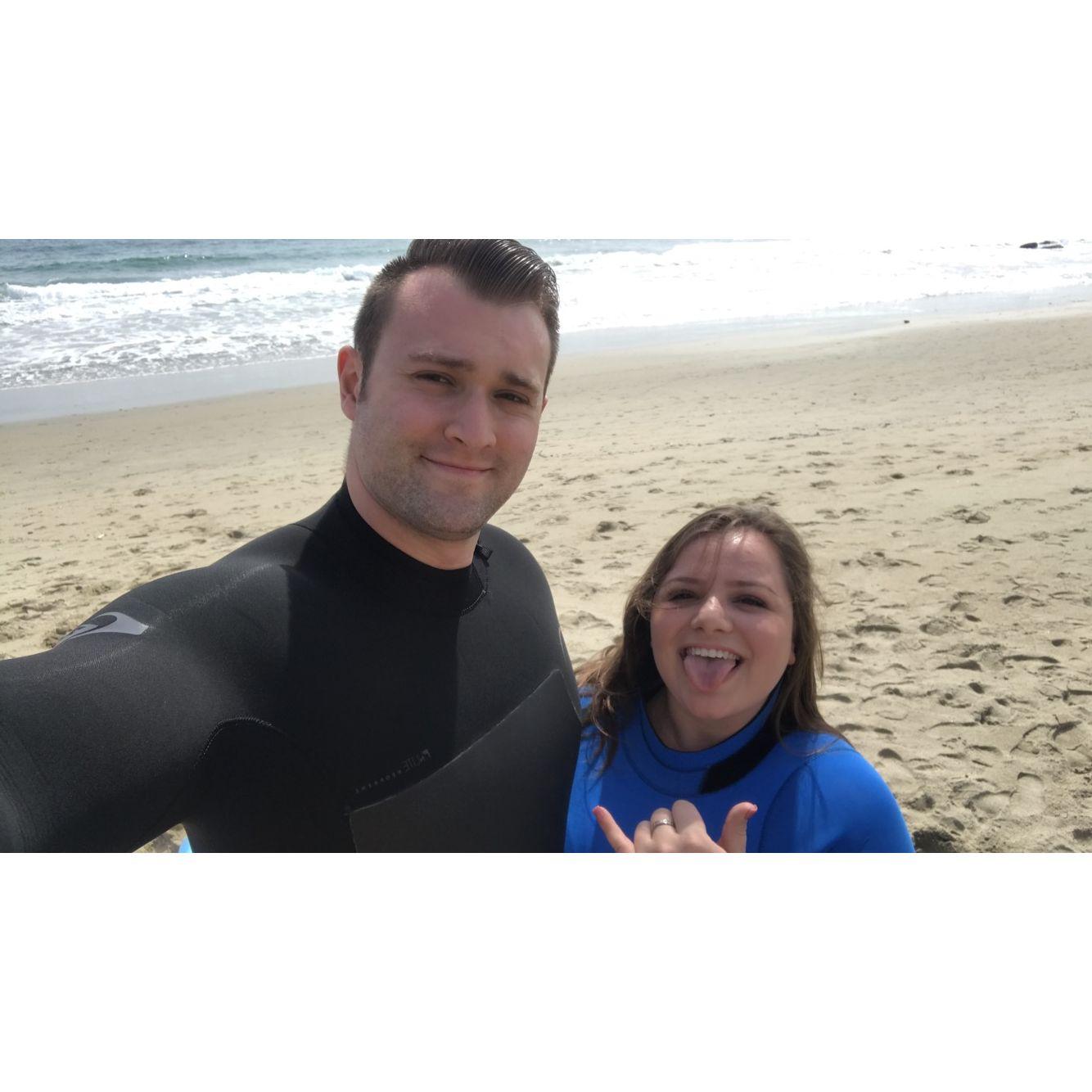 Boogie Boarding in Laguna Beach, CA ~ March 2019