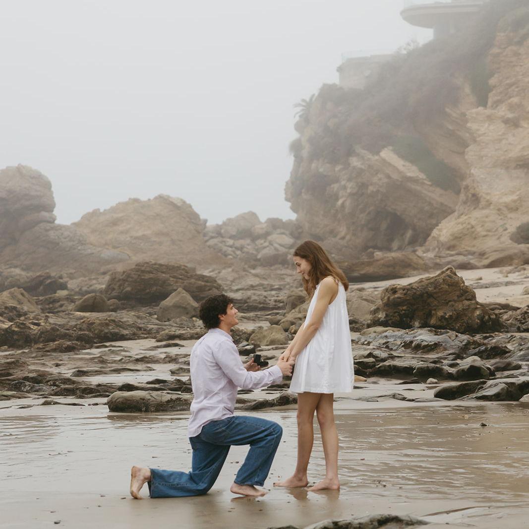 The morning he proposed Hayden went for a long walk to decide what he would say. I missed him and felt sad he hadn't woken me up to come. I was so happy and surprised!