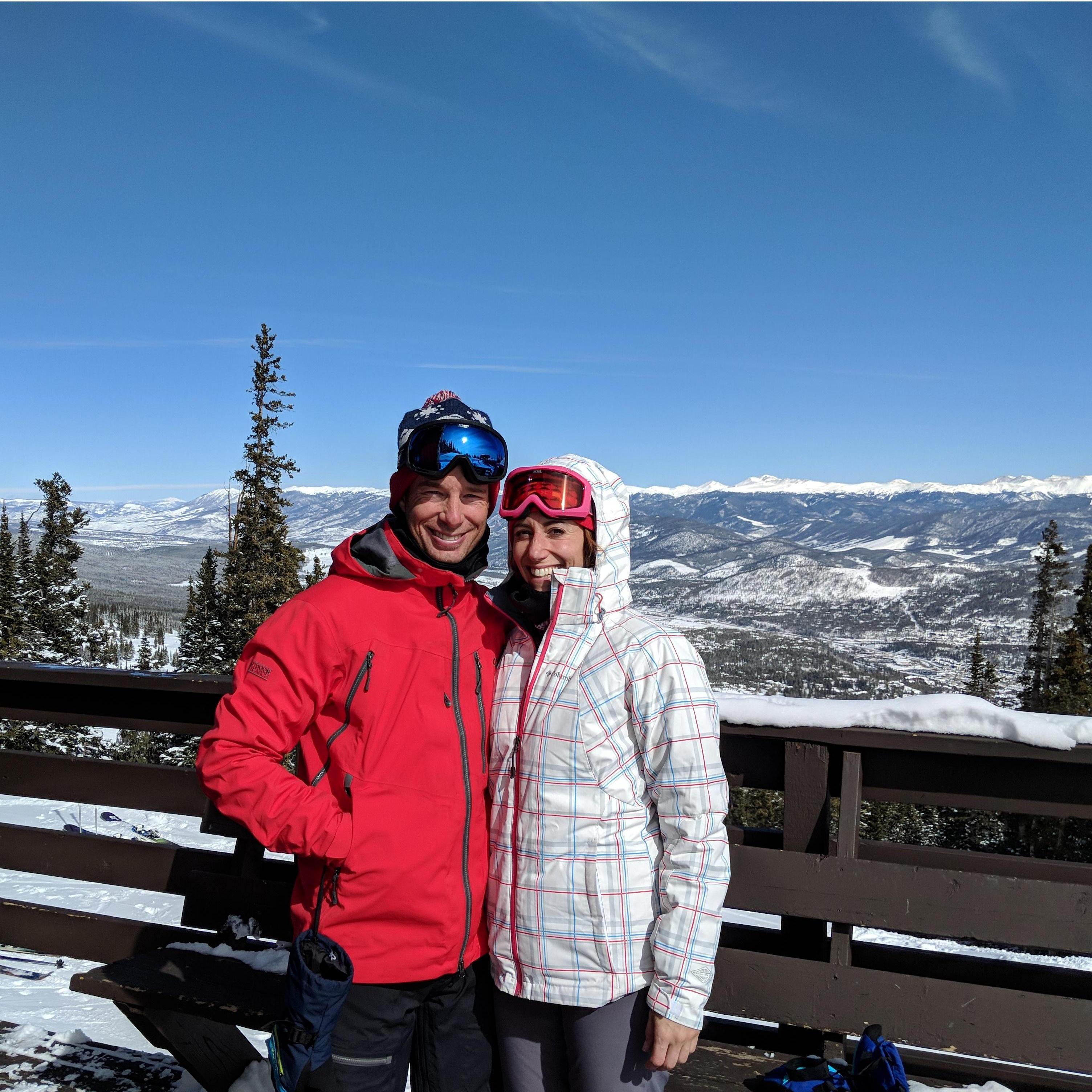 Another love we share... SNOW! This was Breckenridge 2018