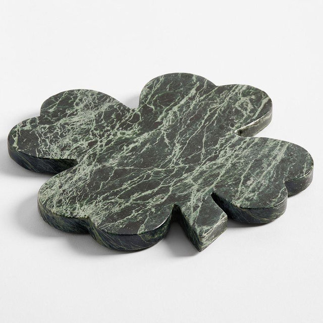 Four Leaf Clover Marble Cheeseboard