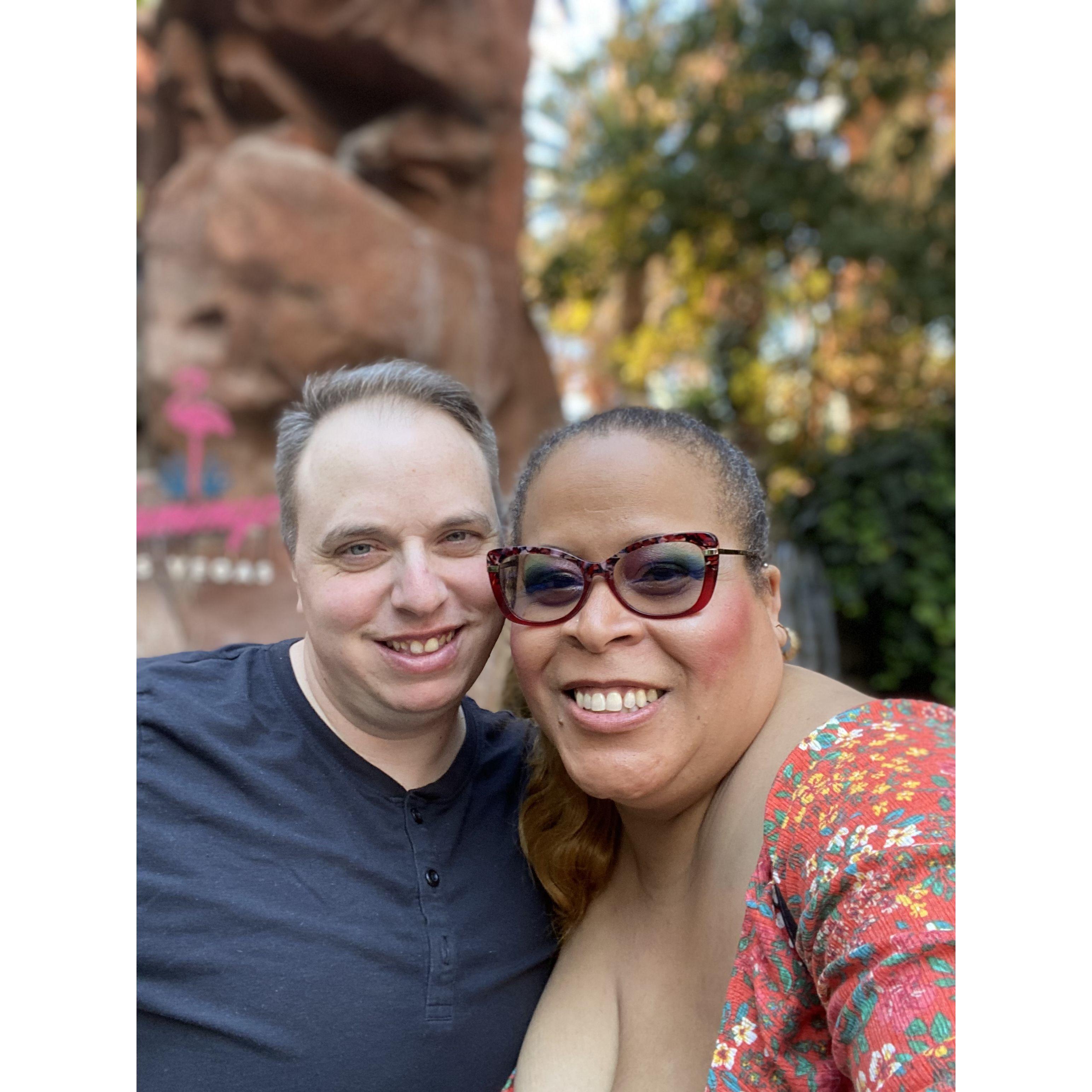 Back in Las Vegas again at the Flamingo.
