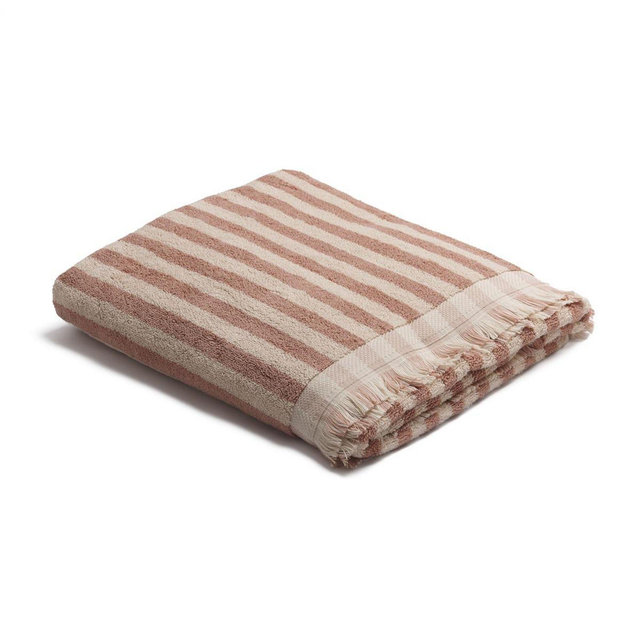 Piglet in Bed Pembroke Stripe Bath Sheet