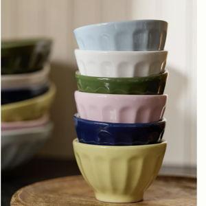 The Latte Stoneware Nut Bowls, Assorted Set of 6: Amelie Edition