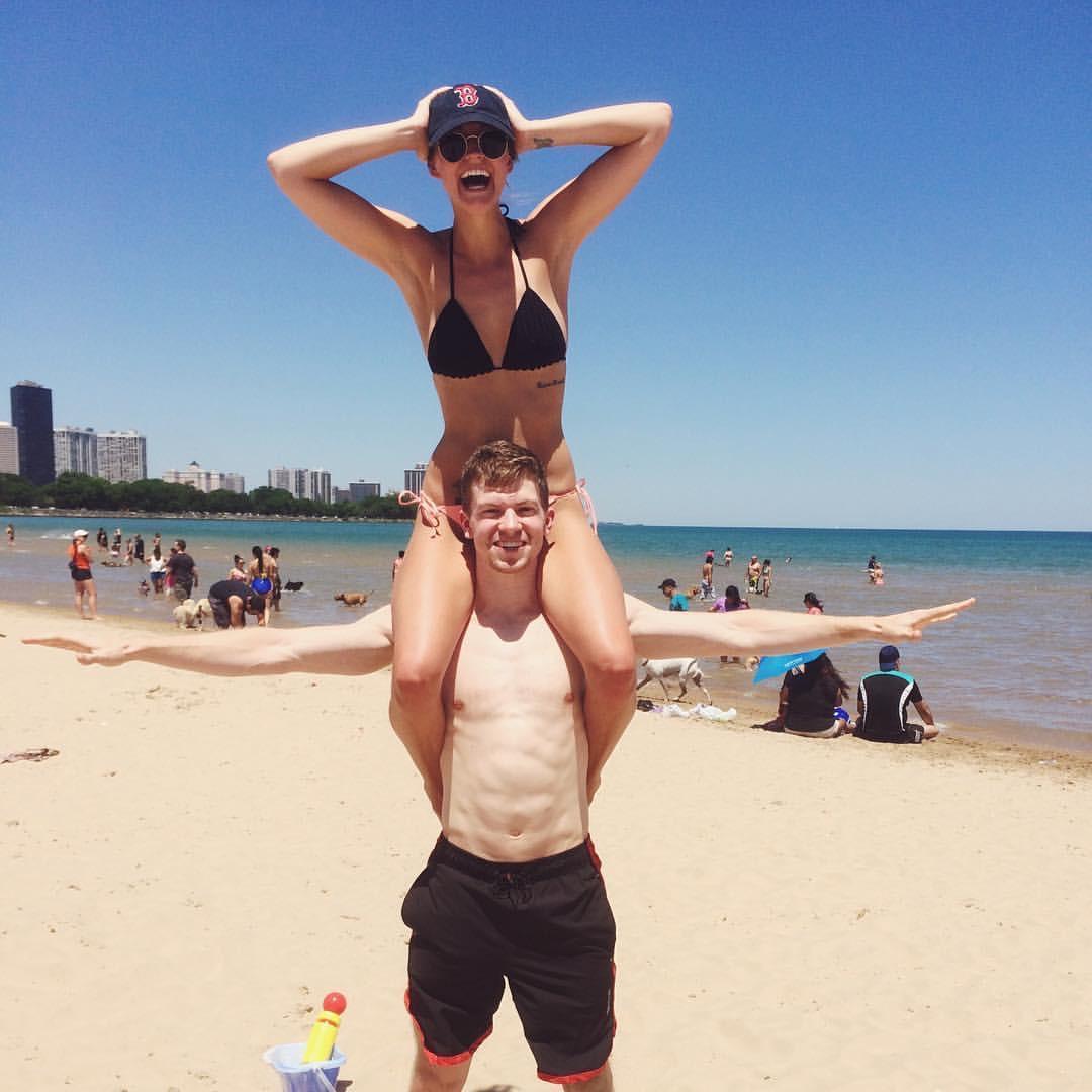We took a road trip through Chicago in the summer of 2016. Our first beach day at Lake Michigan!