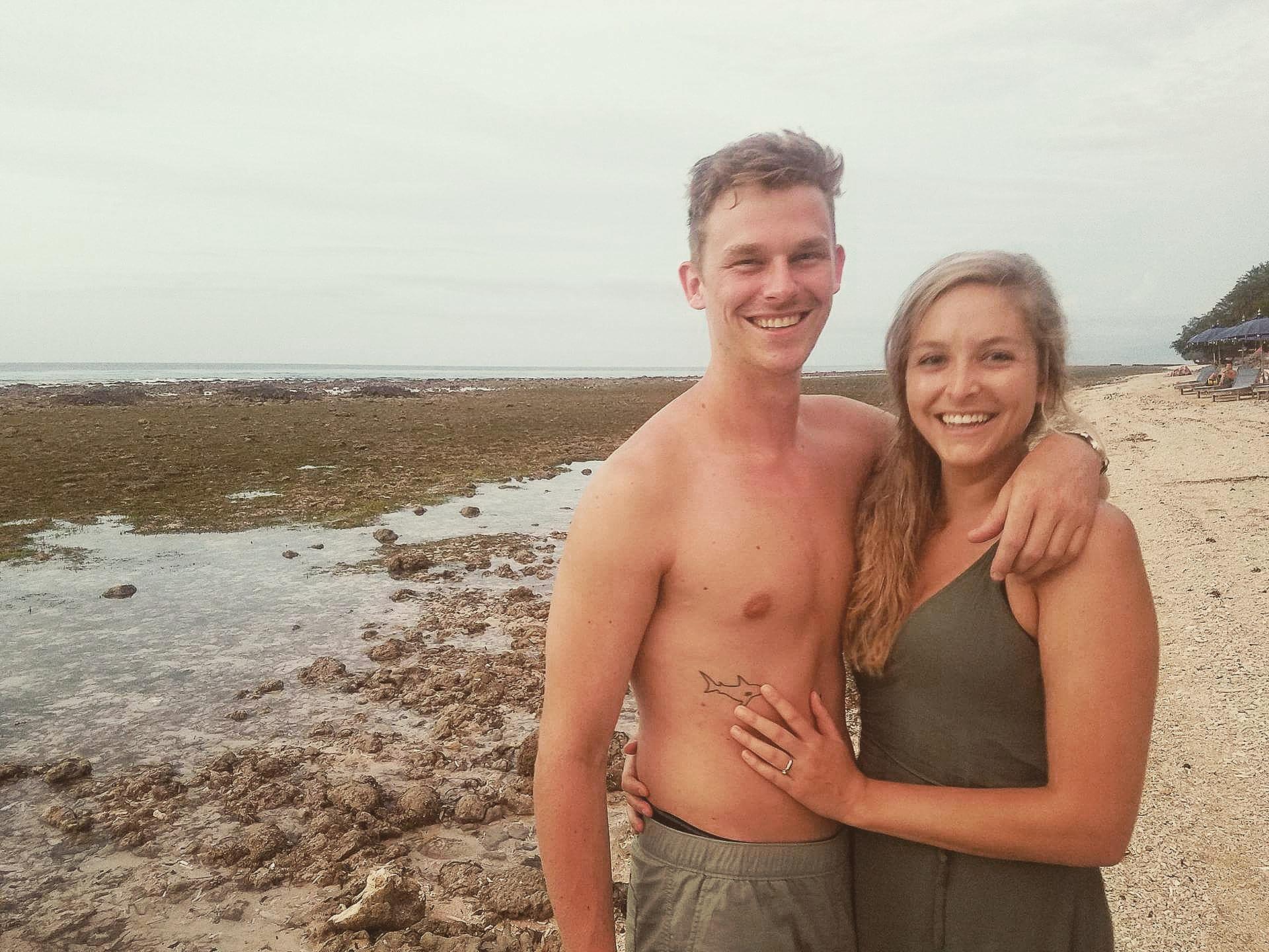 Gili Trawangan after a pretty sketchy boat ride