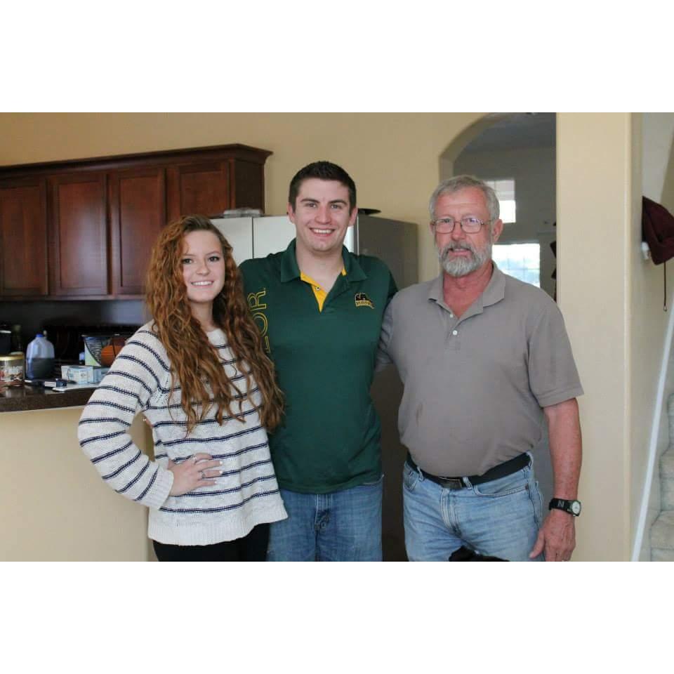 Bethany, Jacob, and Grandad (Ray)