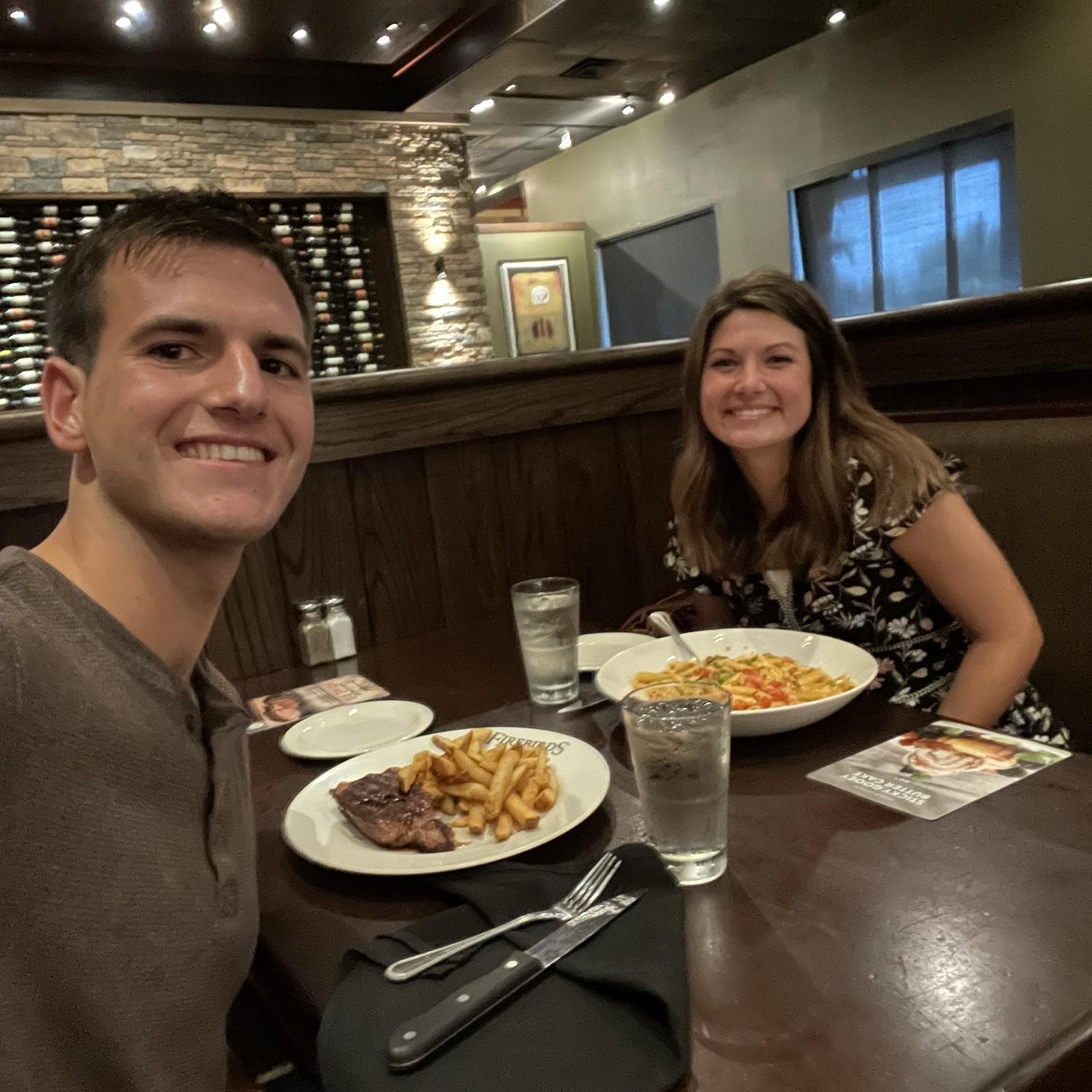The first date! You know, the one Daniel drove 11 hours for.