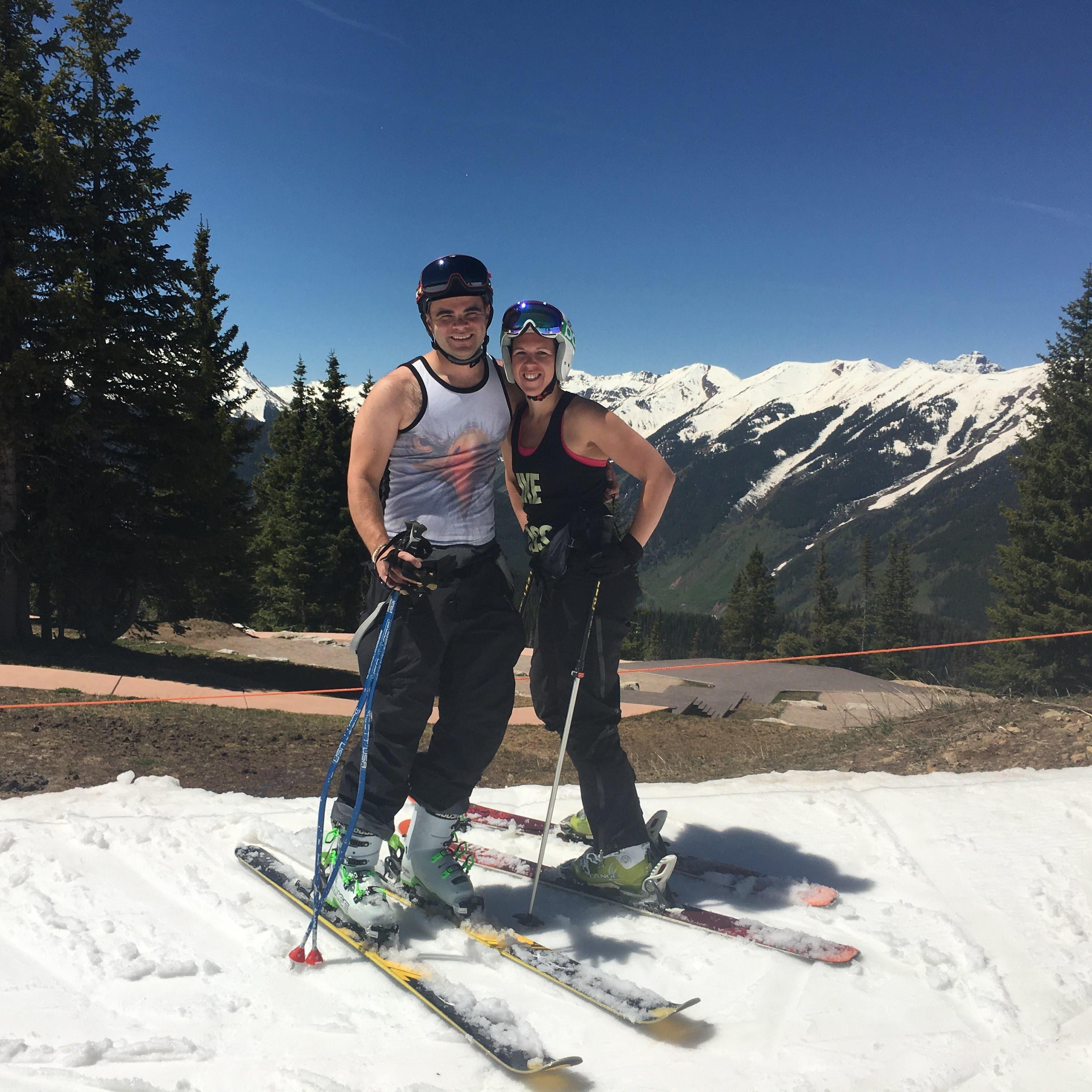 On top of Aspen Mountain, CO 2016