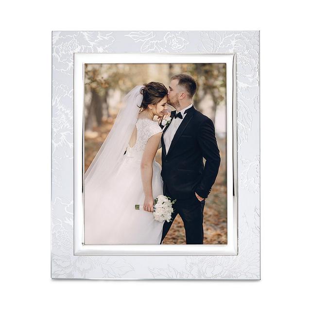 Lenox Silver Peony Frame, 8" x 10"