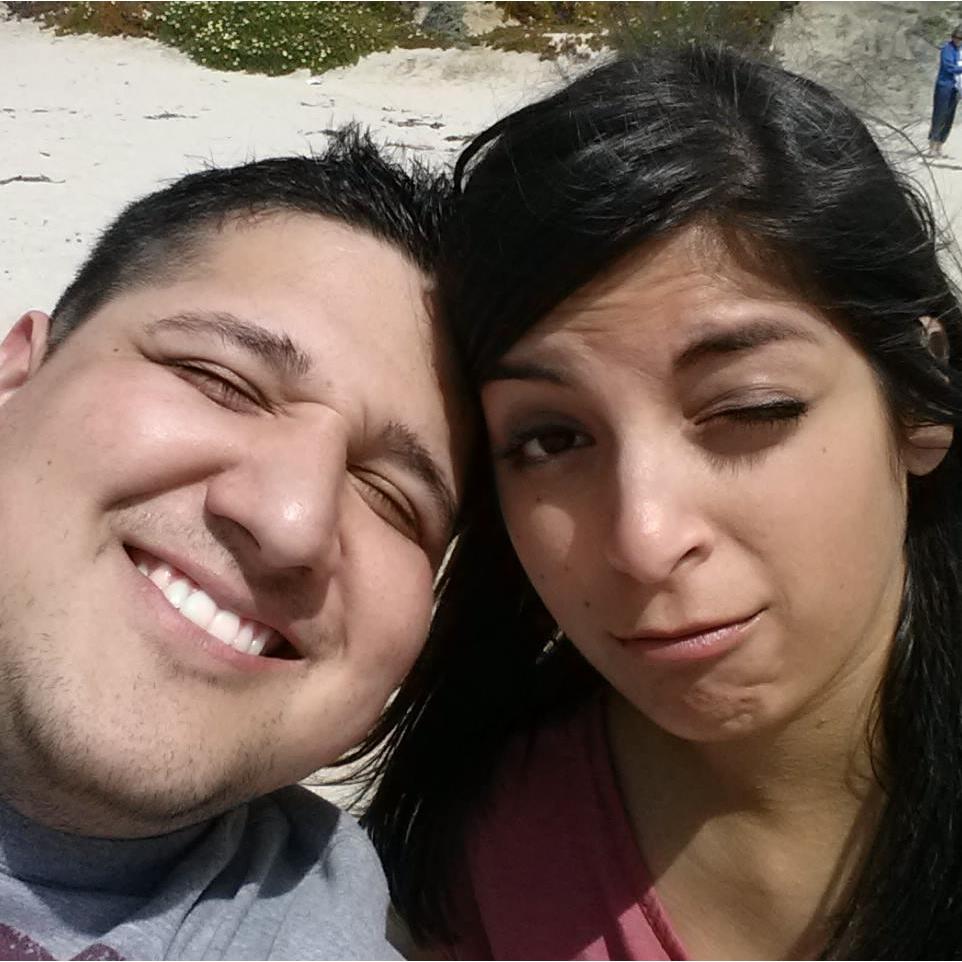 This was our first trip to the beach together