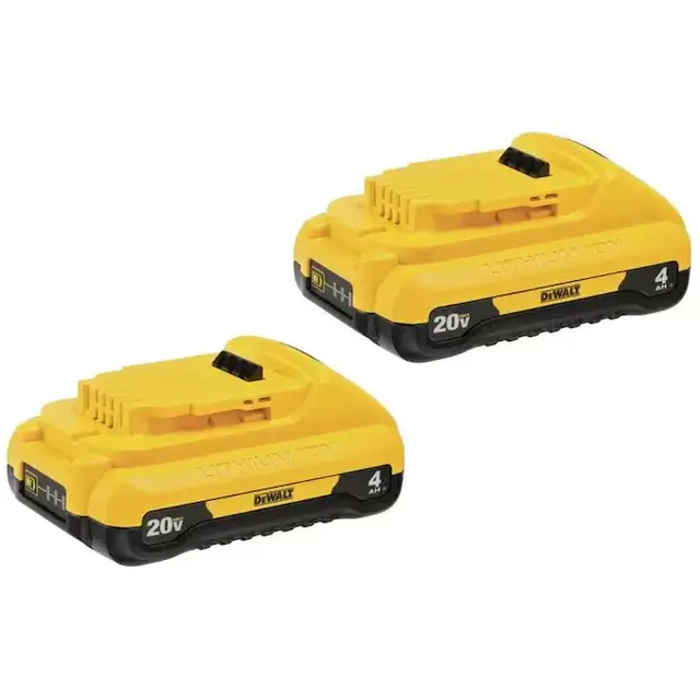 DEWALT 20-Volt Max 2-Pack 4 Amp-Hour Lithium Power Tool Battery