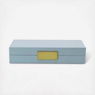 Lacquered Gold Hinge Jewelry Box